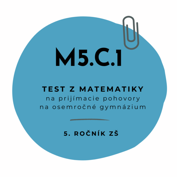 Test z matematiky M5.C.1