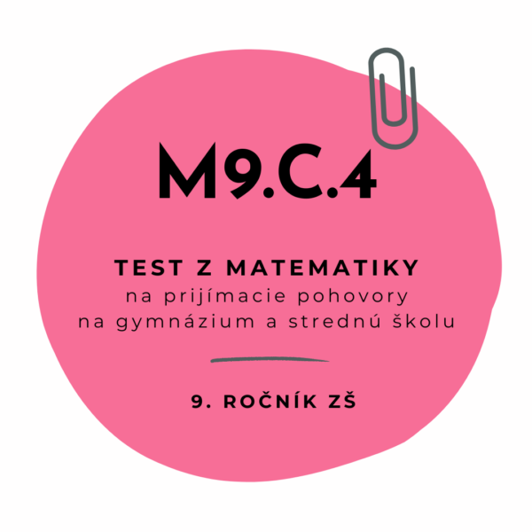 Test z matematiky M9.C.4