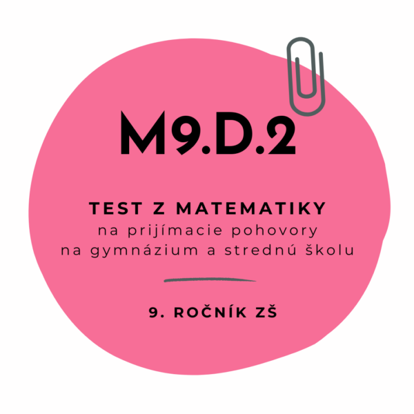 Test z matematiky M9.D.2