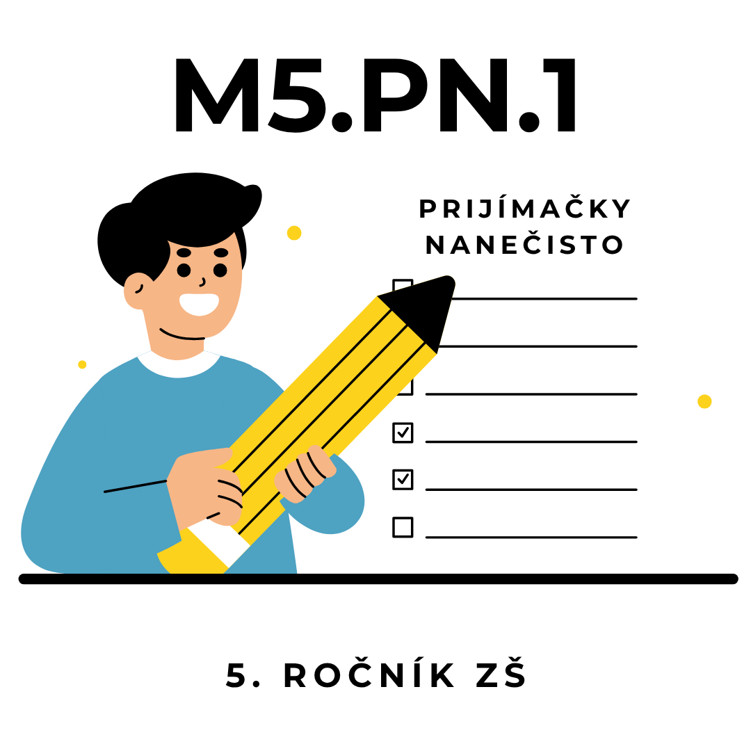 Prijímačky nanečisto z matematiky na osemročné gymnázium OSOBNE 13.12.2026