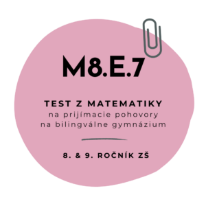 Test z matematiky M8.E.7